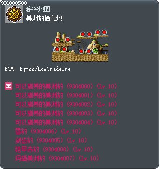 Jaguar Habitat Tooltip