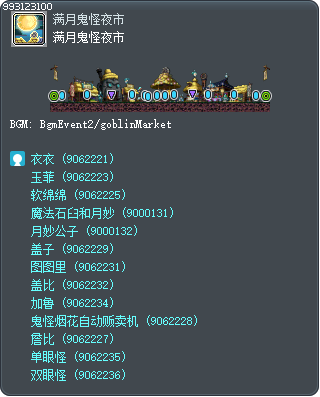 Goblin Full Moon Night Market Tooltip