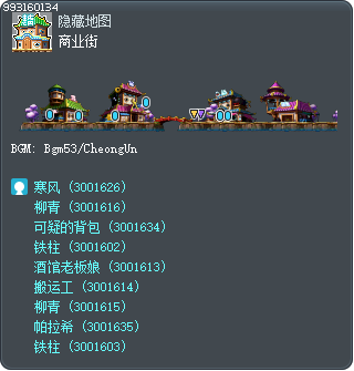 商业街 Tooltip