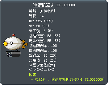 巡逻机器人 Tooltip