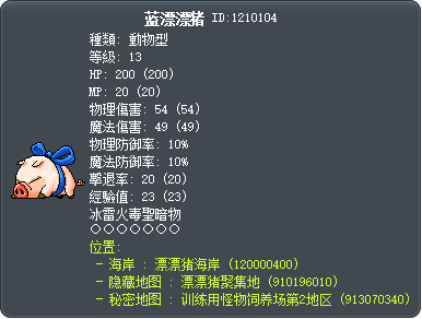 蓝漂漂猪 Tooltip