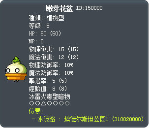 嫩芽花盆 Tooltip