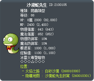 沙漠蛇先生 Tooltip