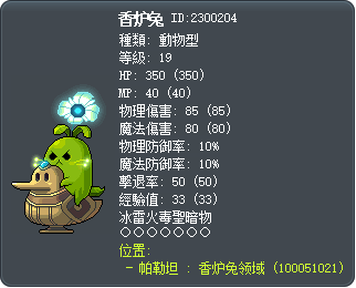 香炉兔 Tooltip