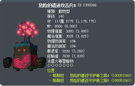 危险的遗迹攻击兵B Tooltip