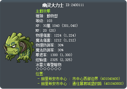 幽灵大力士 Tooltip