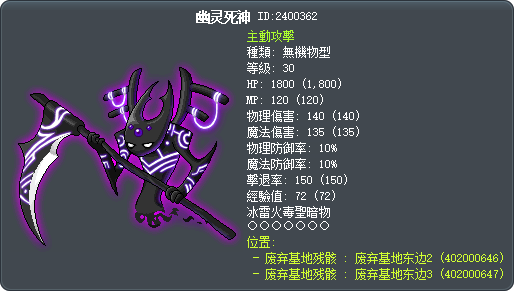 幽灵死神 Tooltip