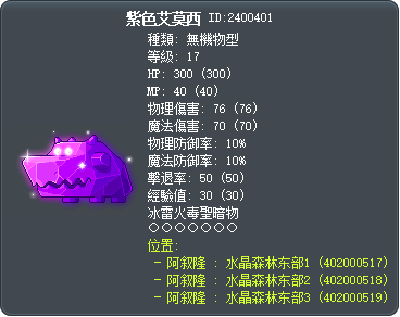 紫色艾莫西 Tooltip