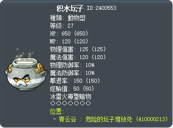 积水坛子 Tooltip