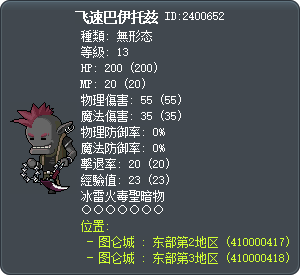 飞速巴伊托兹 Tooltip