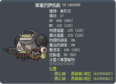 笨重巴伊托兹 Tooltip