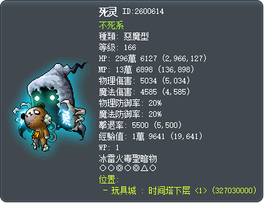 死灵 Tooltip