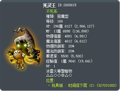 死灵王 Tooltip