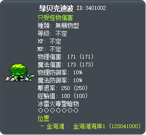 绿贝壳迪波 Tooltip
