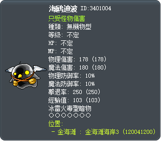 海鸥迪波 Tooltip