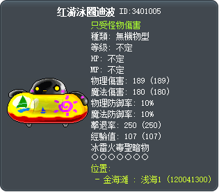 红游泳圈迪波 Tooltip