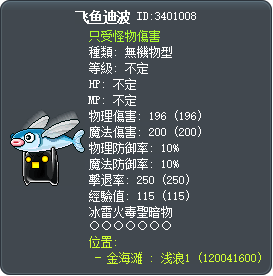飞鱼迪波 Tooltip