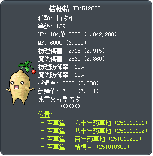 桔梗精 Tooltip