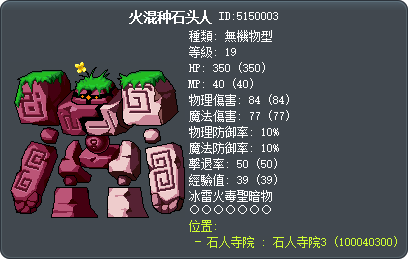 混種火焰石巨人 Tooltip