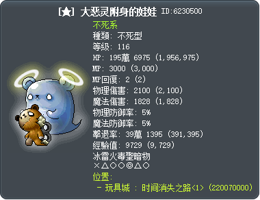 [★] 大恶灵附身的娃娃 Tooltip