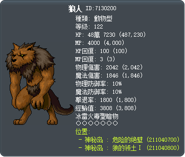狼人 Tooltip