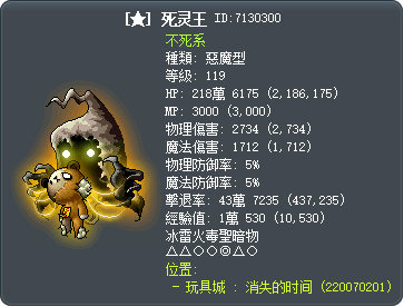 [★] 死灵王 Tooltip