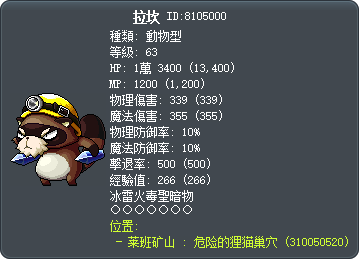 拉坎 Tooltip
