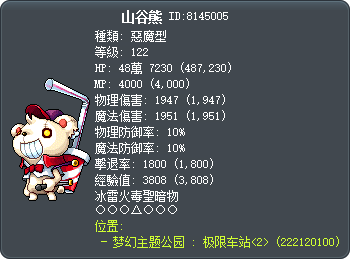山谷熊 Tooltip