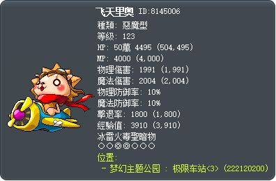 飞天里奥 Tooltip