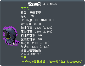 紫焰幽灵 Tooltip