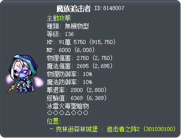 魔族追击者 Tooltip