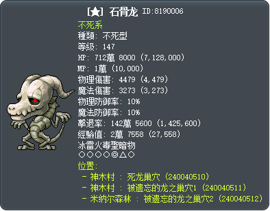[★] 石骨龙 Tooltip