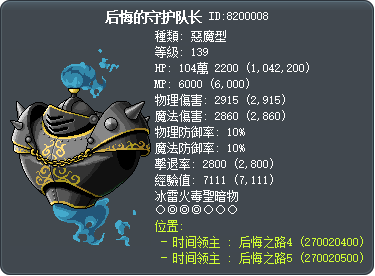 后悔的守护队长 Tooltip