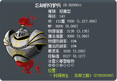 忘却的守护兵 Tooltip