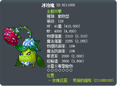 冰玫瑰 Tooltip
