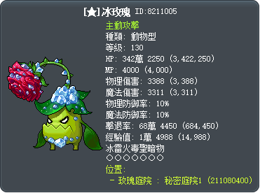 [★]冰玫瑰 Tooltip