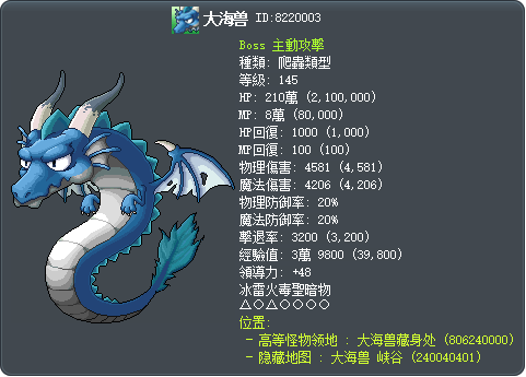 大海兽 Tooltip