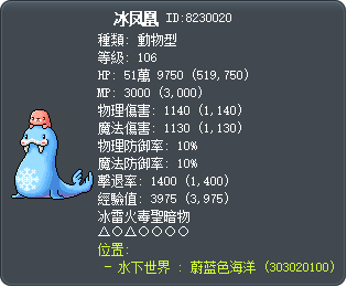 冰凤凰 Tooltip