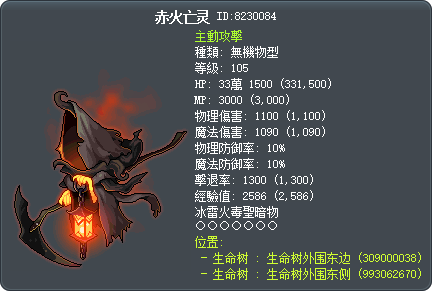 赤火亡灵 Tooltip