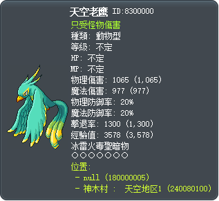 天空老鹰 Tooltip