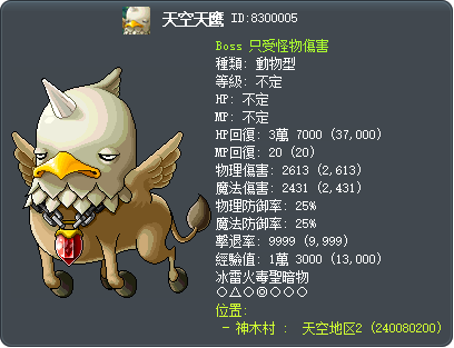 天空天鹰 Tooltip
