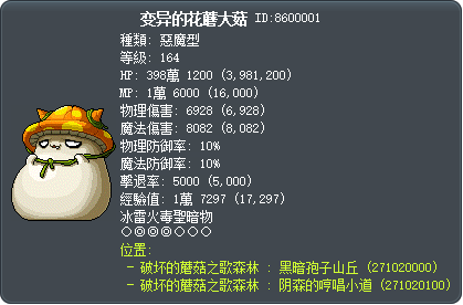 变异的花蘑大菇 Tooltip