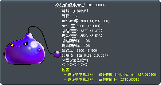 变异的绿水大灵 Tooltip