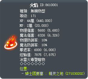 火焰 Tooltip