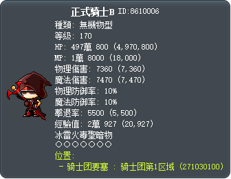 正式骑士B Tooltip