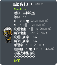 高级骑士A Tooltip