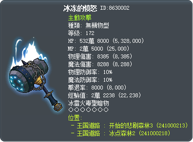 冰冻的愤怒 Tooltip