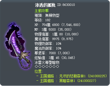 渗透的孤独 Tooltip