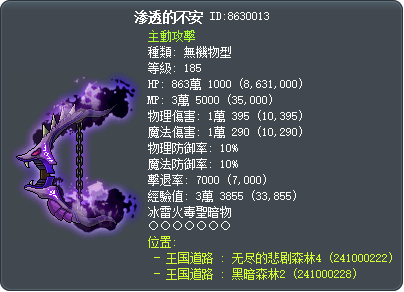 渗透的不安 Tooltip