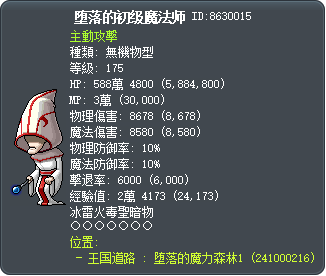 堕落的初级魔法师 Tooltip